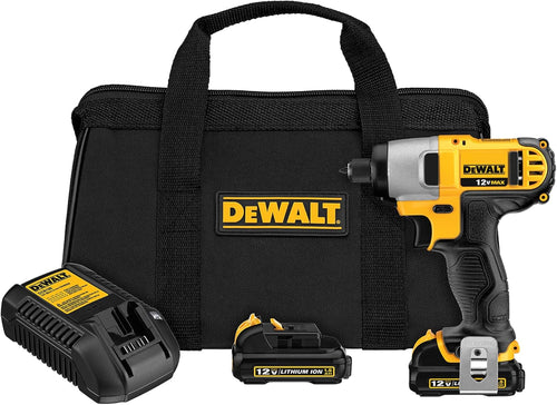 Dewalt DCF815S2 12V MAX IMPACT DRIVER W/ 2 BATTERIES AND BAG