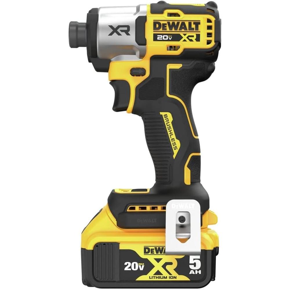 Dewalt DCF845P2 20V MAX XR 1/4" 3-SPEED IMPACT DRIVER KIT, 1825 IN-LBS, 3400 RPM, (2) 20V MAX 5.0 AH BATTERIES, (1) CHARGER