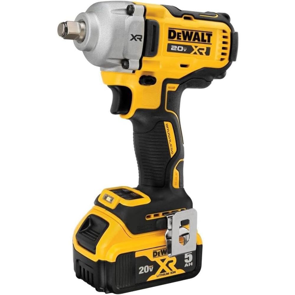 Dewalt DCF891P2 20V MAX XR® 1/2 in Mid-Range Impact Wrench Kit with Hog Ring Anvil