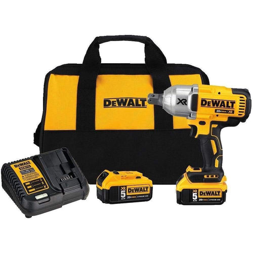 Dewalt DCF897P2 20V MAX XR 3 SPEED 3/4" HIGH TORQUE IMPACT WRENCH (5.0AH) W/ 2 BATTERIES AND BAG