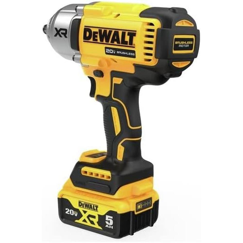 Dewalt DCF900P2 20V MAX XR 1/2" HIGH TORQUE IMPACT WRENCH WITH HOG RING ANVIL (TOOL ONLY), 1030 FT-LBS. 2300 RPM
