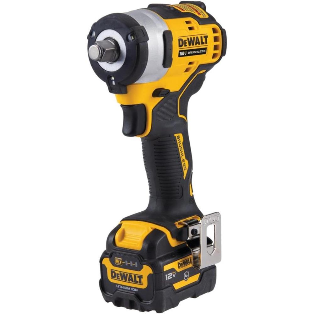 Dewalt DCF901GJ1G1 1/2" DR. XTREME 12V MAX BRUSHLESS COMPACT IMPACT WRENCH KIT, MAX TORQUE: 400/250 FT-LBS, 2850 RPM, 2 BATT., 1 CHARGER
