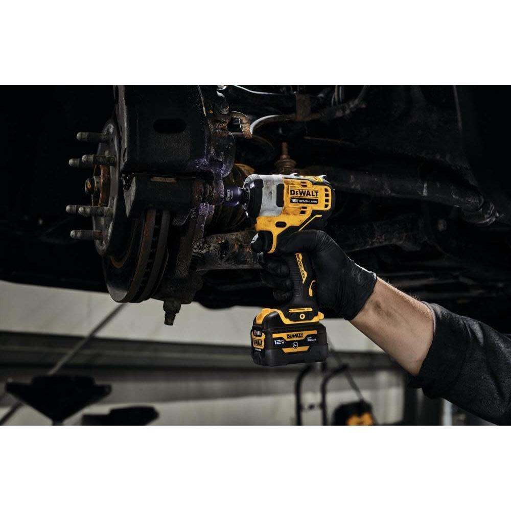 Dewalt DCF901GJ1G1 1/2" DR. XTREME 12V MAX BRUSHLESS COMPACT IMPACT WRENCH KIT, MAX TORQUE: 400/250 FT-LBS, 2850 RPM, 2 BATT., 1 CHARGER
