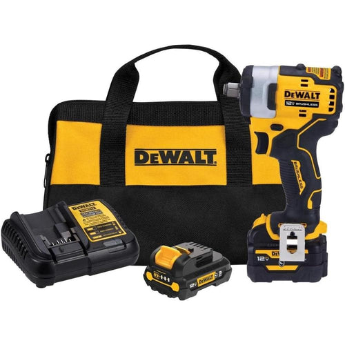 Dewalt DCF901GJ1G1 1/2" DR. XTREME 12V MAX BRUSHLESS COMPACT IMPACT WRENCH KIT, MAX TORQUE: 400/250 FT-LBS, 2850 RPM, 2 BATT., 1 CHARGER