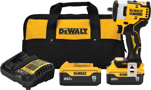 Dewalt DCF913P2 20V Max* 3/8" Impact Wrench with Hog Ring Anvil Kit, 250 FT-LBS