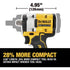 Dewalt DCF922B ATOMIC 20V MAX 1/2" CORDLESS IMPACT WRENCH WITH DETENT PIN ANVIL (TOOL ONLY), 300 FT-LBS, 0-2500 RPM