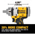 Dewalt DCF923B ATOMIC 20V MAX 3/8" DRIVE IMPACT WRENCH WITH HOG RING ANVIL (BARE TOOL) - 300 FT-LBS, 2500 RPM