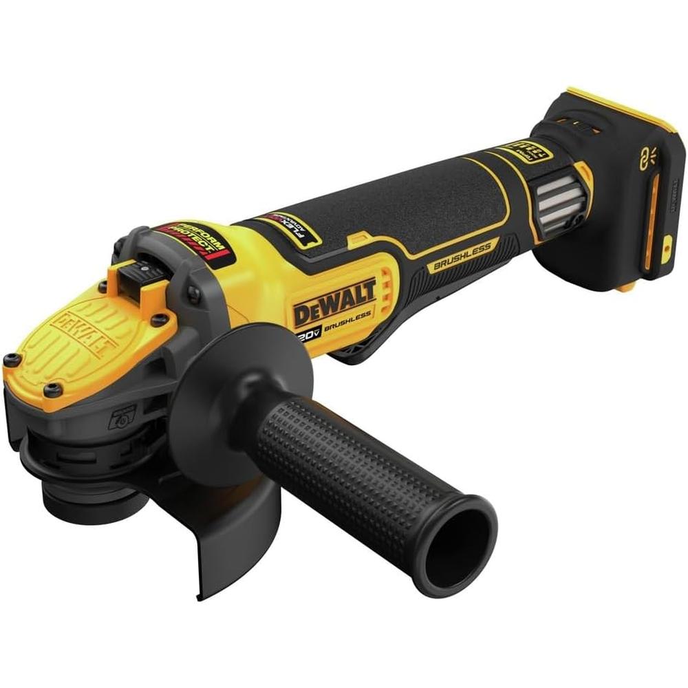 Dewalt DCG416VSB 20V MAX 4.5"/5" VARIABLE SPEED GRINDER WITH FLEXVOLT TECHNOLOGY (BARE TOOL), 3000-9000 RPM