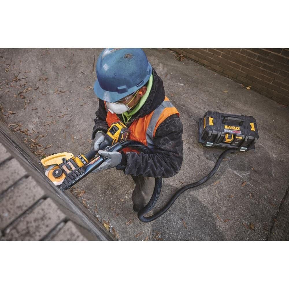 Dewalt DCG418X2 FLEXVOLT 60V MAX BRUSHLESS 4.5"/6" CORDLESS GRINDER WITH KICKBACK BRAKE KIT, 3HP, 9000 RPM, (2) FLEXVOLT BATTERIES, (1) CHARGER