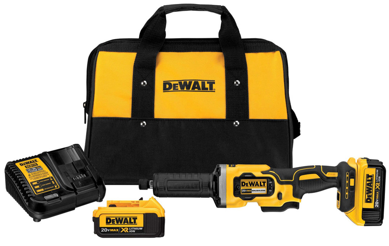 Dewalt DCG426M2 20V MAX XR VARIABLE 3-SPEED DIE GRINDER (4.0AH) W/ 2 BATTERIES AND BAG