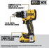Dewalt DCK248D2 20V Max XR Cordless Drill/Driver & Impact Driver Kit With (2) 2Ah Batteries & Charger