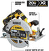 Dewalt DCS570B 20V MAX XR 7-1/4" CIRCULAR SAW - TOOL ONLY