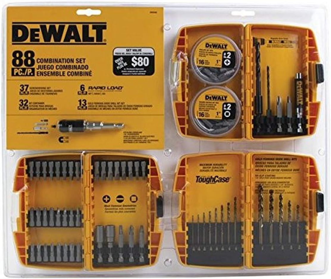 Dewalt DW2548C DEW88 PIECE COMBINATION ACCESSORY SET