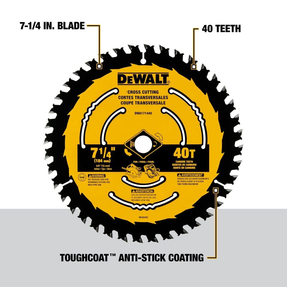 Dewalt DWA171440 7-1/4" Circular Saw Blade