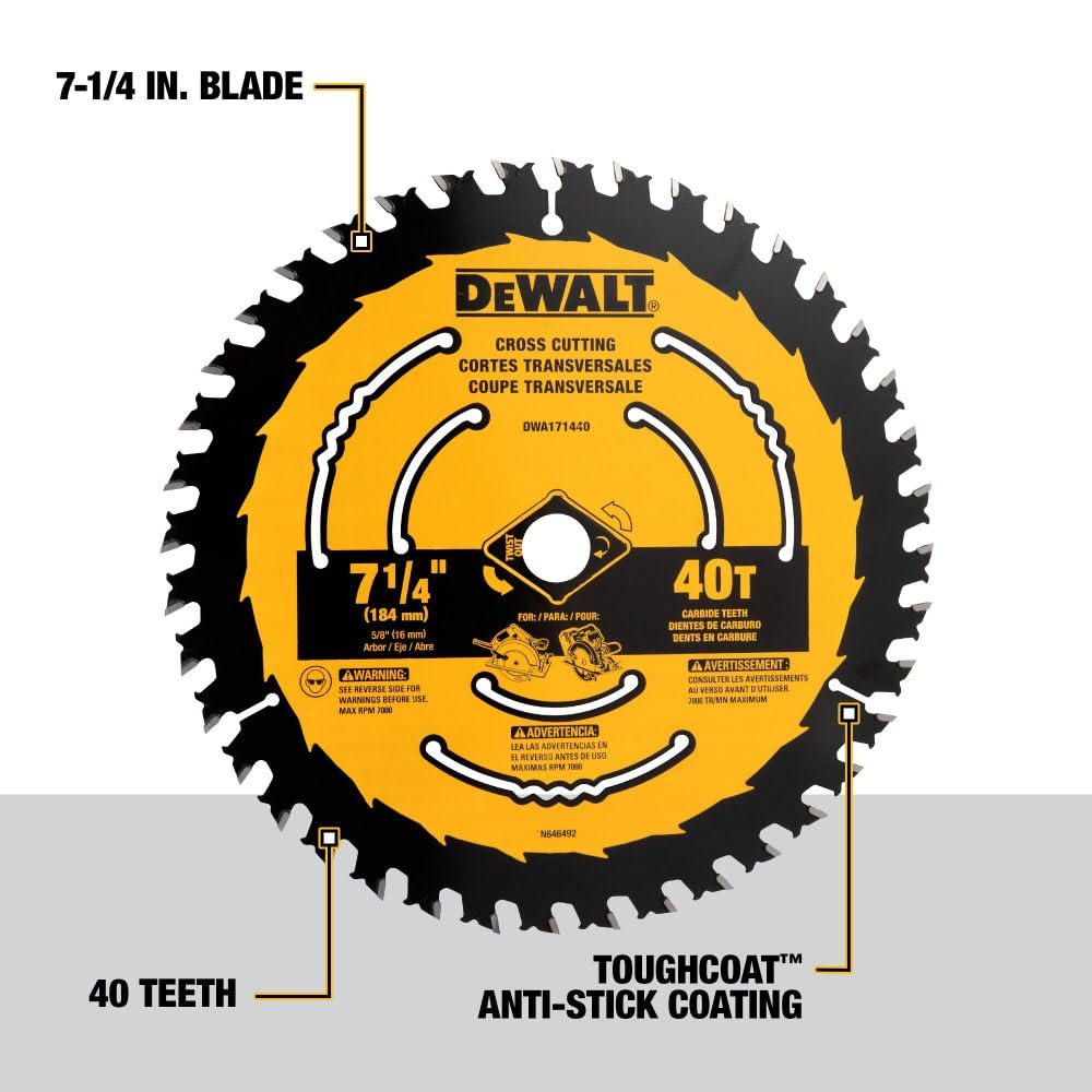 Dewalt DWA171440 7-1/4" Circular Saw Blade