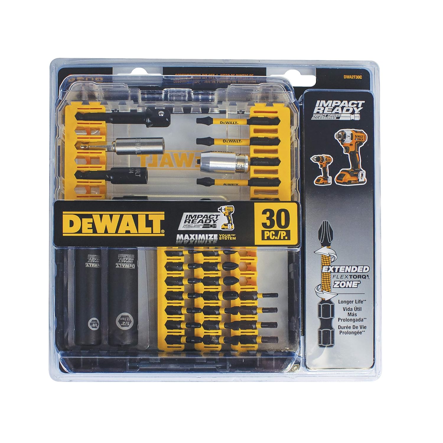 Dewalt DWA2T30C 30 PC FLEX TORQ SET
