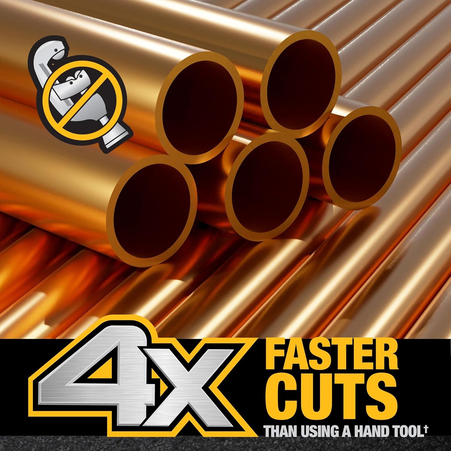 Dewalt DWACPRIR IMPACT READY COPPER TUBING CUTTER, 1" CAPACITY