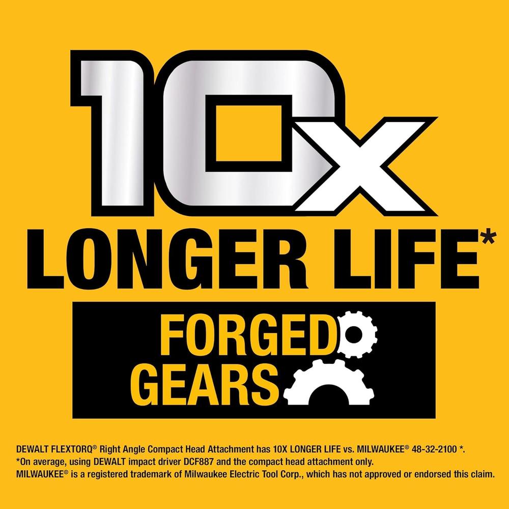 Dewalt DWAMRA14FT FLEXTORQ 1/4" SQUARE DRIVE IMPACT READY MODULAR RIGHT ANGLE ATTACHMENT