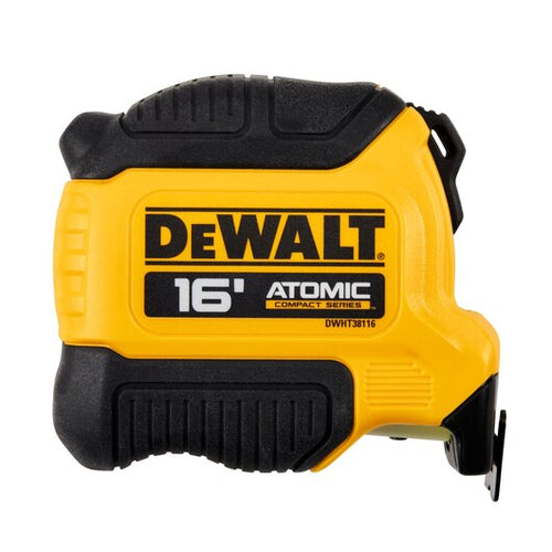 Dewalt DWHT38116S ATOMIC COMPACT SERIES 16ft Tape Measure - MPR Tools & Equipment