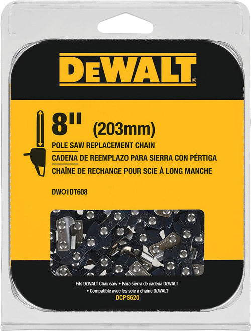 Dewalt DWO1DT608 8" POLESAW CHAIN REPLACEMENT - MPR Tools & Equipment