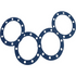 AME International 61020 10-Hole Composite Wheel Guard Separator Plates, 285.75mm B.C., Hub-Piloted, 22mm Studs, Unimount