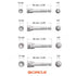 9 Circle 9CL-90380 Twist Extractor dimensional diagram showing 65mm/2.55" length and 1/4" hex drive