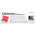 9 Circle 9CL-91300 CV Joint Rethreading Kit infographic showing 8 die sizes and features