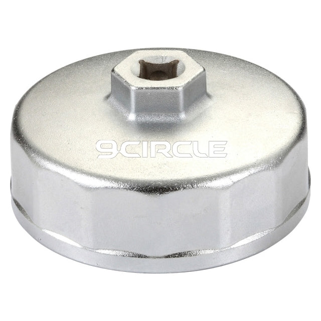 9 Circle 61660 Oil Filter Wrench 74.2mm 3/8" Drive 14 Flutes - product top view