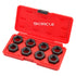 9 Circle 9CL-91300 8pc CV Joint Rethreading Kit displayed in red carrying case