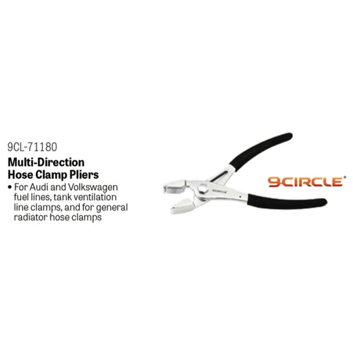 9 Circle 9CL-71180 Multi-Direction Hose Clamp Pliers product info card