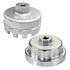9 Circle 61603 Toyota and Lexus Cartridge Oil Filter Wrench Set, two forged aluminum wrenches with chrome finish