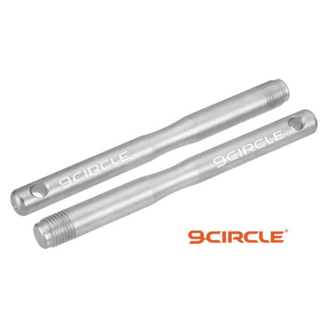 9 Circle 96054 2 Pc. Wheel Hanger M14 x P1.5 - pair of aluminum wheel hangers with 9CIRCLE branding