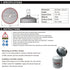 9 Circle 61662 Oil Filter Wrench specifications and instructions diagram