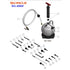 9 Circle 65820 ATF Refill Tank with 20 Adapter Set, 6L Manual