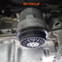 9 Circle 61660 Oil Filter Wrench installed on oil filter in engine bay