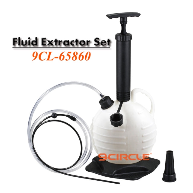 9 Circle 65860 Ensemble d'extracteur de fluide manuel 6 L/1,5 gallon