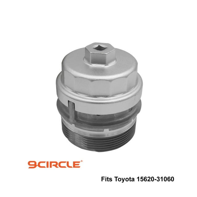 9 Circle 61601 Oil Filter Wrench Fitted on Toyota 15620-31060 Filter Cartridge