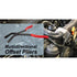 9 Circle 9CL-71280 Multidirectional Offset Pliers in use on engine bay hose clamps