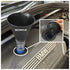 9 Circle oil funnel installed on BMW TwinPower engine using blue 1/4 turn adapter