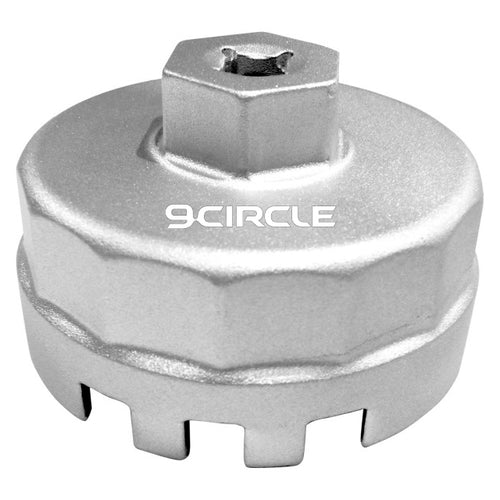 9 Circle 9CL-61640 Forged Toyota 4-Cylinder Oil Filter Wrench - side profile view