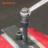 9 Circle 90372 Screw Extractor in use with a ratchet wrench on a workpiece