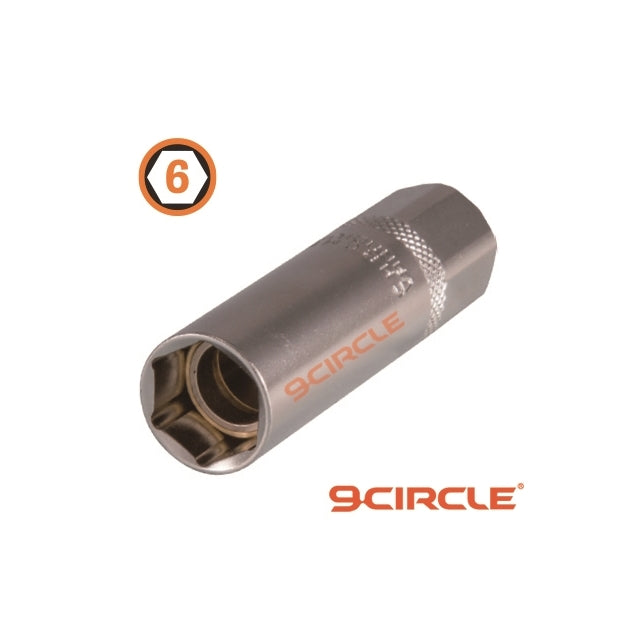 9 Circle 9CL-81282 14mm 6-Point Magnetic Spark Plug Socket - side view