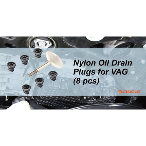 9 Circle Nylon Oil Drain Plugs for VAG 8 pcs with installation tool