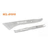 9 Circle 9CL-81910 2pc Double-Sided Trim Removal Pry Bar and Clip Lifter Tool Set angle view