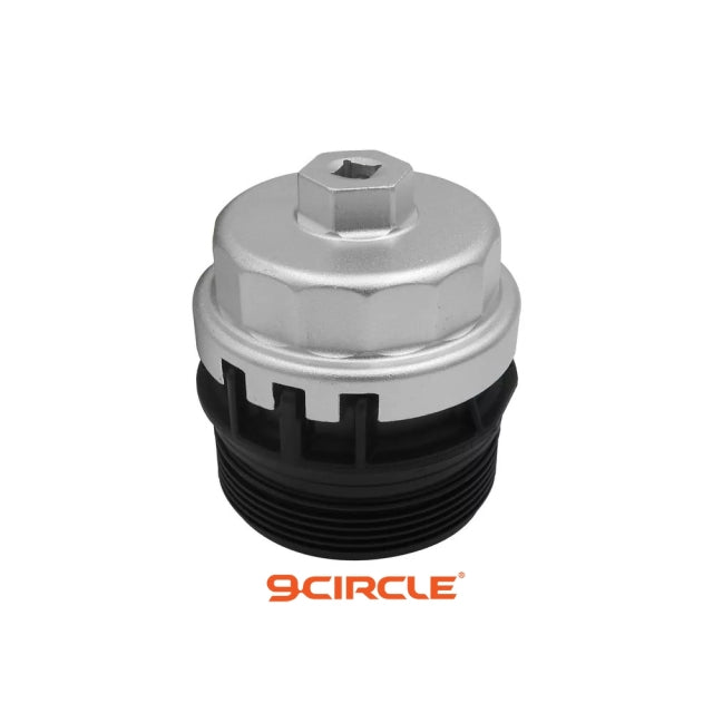 9 Circle 61601 Oil Filter Wrench Engaged on Filter Cartridge