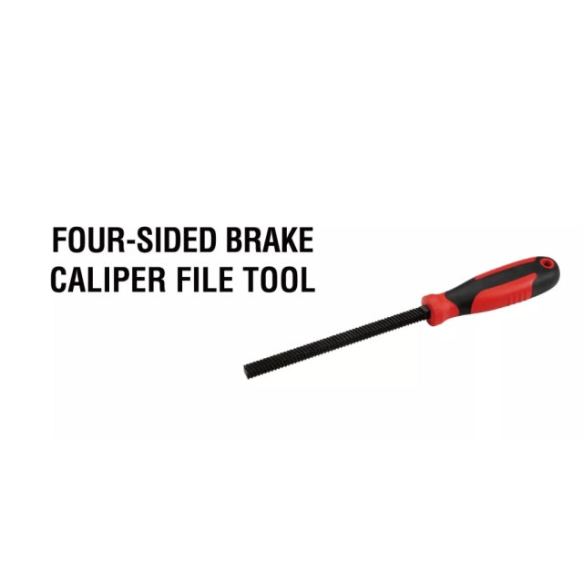9 Circle Four-Sided Brake Caliper File Tool product photo with title callout