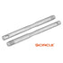 9 Circle 9CL-96053 M12 x P1.5 Male Wheel Hangers, pair of silver aluminum rods