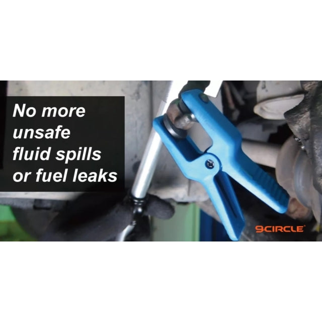 9 Circle 41112 fluid line stopper preventing fuel spills during service
