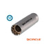 9 Circle 9CL-81283 14mm 12PT thin wall magnetic spark plug socket angled view