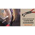 9 Circle 30581 Drum Brake Hold-Down Spring Pliers Curve Neck Design Feature